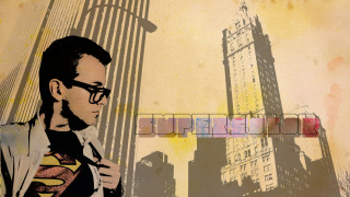 Man suit tie superman shirt - comic cover art free wallpaper