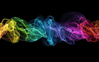 Colorful smokes magic energy gem - free minimalism wallpaper