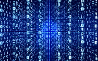 Blue numbers robotic heart petite - white number free wallpaper