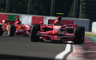 Red race car bernd fasching - a red race car free wallpaper