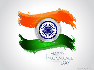 Happy independence day flag circle - bapu free wallpaper for desktop