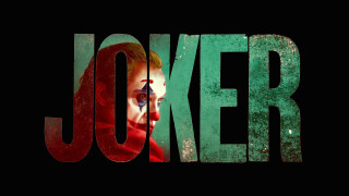 Joker clown background green red - poster art free wallpaper for desktop