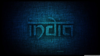 Dark blue background stylized logo - blue background free wallpaper