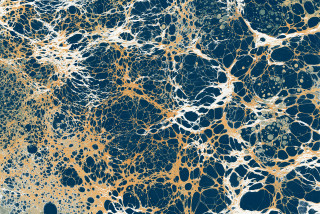 Blue gold marble black spot - a black spot free wallpaper
