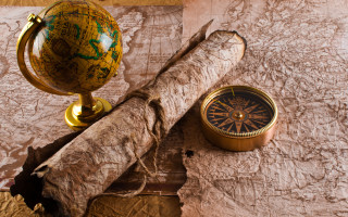 Map compass wooden stick table - pathfinder free wallpaper for desktop