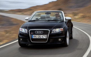 Black convertible mountain road driver - convertible free wallpaper