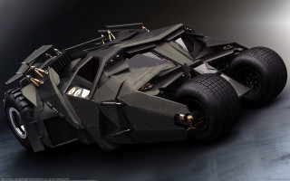 Batmobile dark room light side - free cars wallpaper