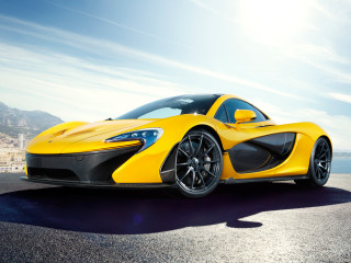 Yellow sports car ocean city - f 8 aperture free wallpaper