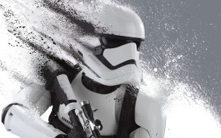 Stormtrooper water spray galaxy matte - digital art free wallpaper for desktop