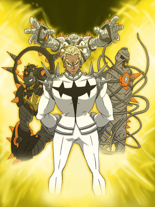 Cartoon character armored hero hands - his hip free wallpaper for mobile