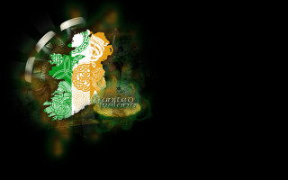 Irish flag beer shamrock gothic - digital artwork free wallpaper for desktop