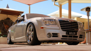 Silver car building bench tilt - hdri free wallpaper