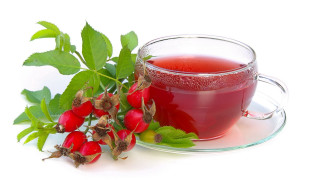 Tea raspberries leaves white background - bouchta el hayani free wallpaper