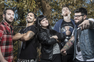 Group people fence trees arms - cristache gheorghiu free wallpaper