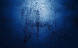 Blue wall person hologram starry - symbolist free wallpaper for desktop