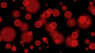 Red bubbles neoplasticism blurry bokeh - chiharu shiota free wallpaper