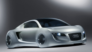 Silver car black top white 3 - a white body free wallpaper