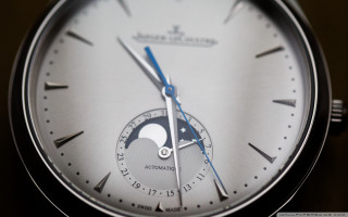 Close up watch black white - christian hilfgott brand free wallpaper for desktop