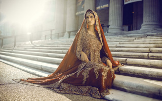 Woman dress steps building qajar - qajar art free wallpaper for desktop