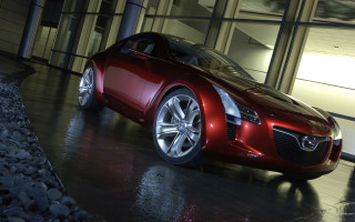 Red sports car night building 6 - its light free wallpaper for desktop