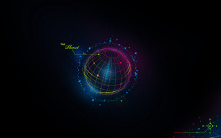 Globe stars green arrow holography - a green arrow free wallpaper