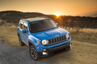 Blue jeep dirt road hill - a.d.m. cooper free wallpaper for desktop