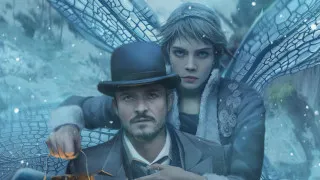 Costumed people snowy winter fantasy - promotional image free wallpaper