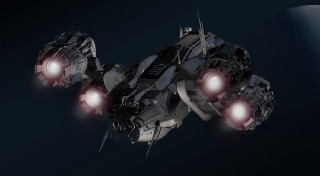 Space ship moon glow planet - a space ship free wallpaper for desktop