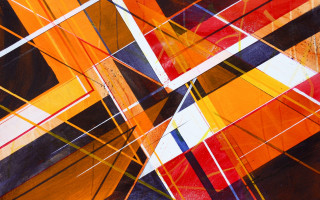 Multicolored abstract geometric lines squares 2 - free abstract wallpaper