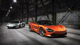 Orange sports cars garage dark - 4k uhd image free wallpaper
