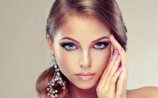 Eszter Mattioni neoclassical photorealistic portrait - facial feature free wallpaper