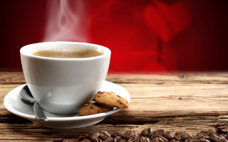 Coffee cookie saucer table coffee 2 - a saucer free wallpaper