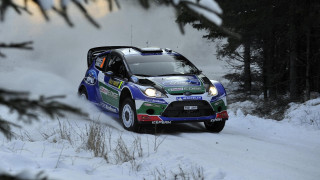 Rally car snow forest motion - carlhenning pedersen free wallpaper
