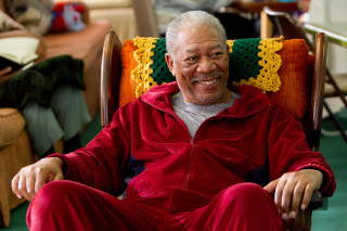 Man red jacket smiling chair - bill lewis free wallpaper