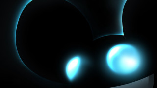 Black background blue light middle - a blue light in the middle of it free wallpaper