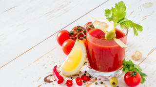 Tomato juice lemon garnish parsley - tomato free wallpaper