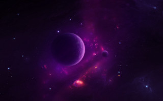 Purple space blackhole star aurora - a black hole free wallpaper for desktop