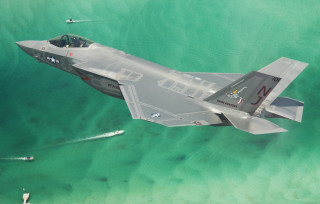 Fighter jet ocean jet boat - carl eugen keel free wallpaper