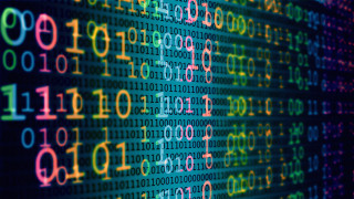 Cybernetic ascii art computer screen - letter free wallpaper