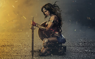 Heroic feminist sword woman confetti - confetti free wallpaper