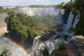Rainbow waterfall jungle brazil ecological - eduardo lefebvre scovell free wallpaper
