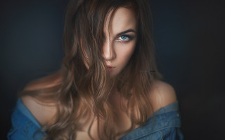 Anka zhuravleva blue eyes long - anka zhuravleva free wallpaper