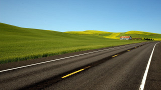 Road house greenfield blue sky - the middle free wallpaper for desktop