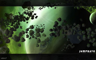 Space station rocks planets green - image of a space station free wallpaper