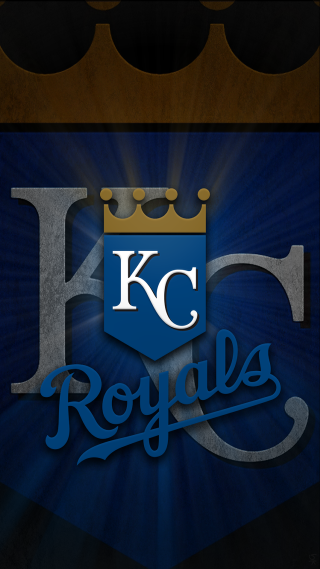 Kansas royals logo blue background - bradley walker tomlin free wallpaper for mobile