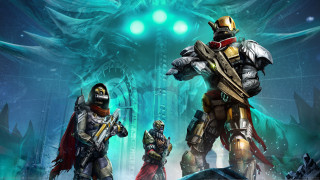 Alien people sword armor moon - aleksi briclot free wallpaper