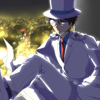 Man top hat suit sitting - arthur pan free wallpaper