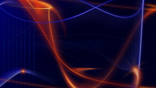 Blue orange lines curves volumetric - line free wallpaper