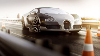 Bugatti car driving road traffic - traffic free wallpaper