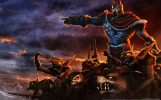 Monsters man sword fire city - a man in a costume free wallpaper